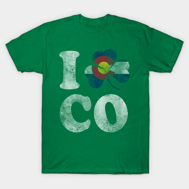 I Shamrock Colorado Irish T-Shirt by E